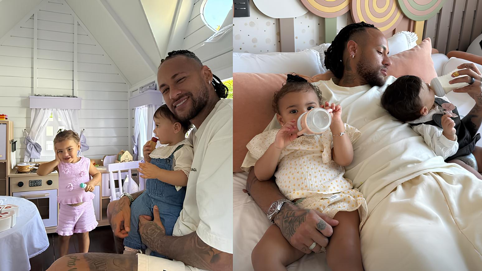 Um Retrato Íntimo: Neymar Revela Momentos Inéditos de Alegria ao Lado das Filhas Helena e Mavie 3 Um Retrato Íntimo: Neymar Revela Momentos Inéditos de Alegria ao Lado das Filhas Helena e Mavie Um Retrato ntimo Neymar Revela Momentos In ditos de Alegria ao Lado das Filhas Helena e Mavie Um Retrato Íntimo: Neymar Revela Momentos Inéditos de Alegria ao Lado das Filhas Helena e Mavie